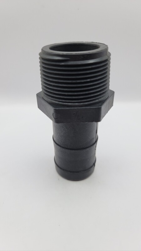 1 1/4" x 1 1/4" MPT x Barb