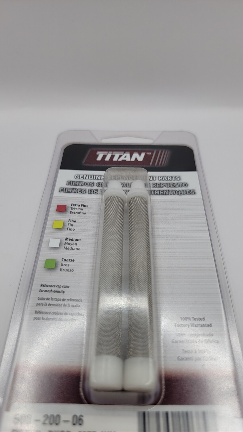 Titan Gun Filter Med. White
