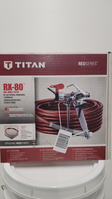 Titan LX80 Gun, Hose $ Tip kit