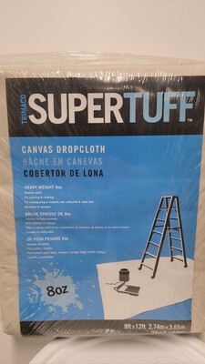58901 9'X12' 8OZ CANVAS DROP CLOTH BEIGE (#3000)(CAD811)(68101)