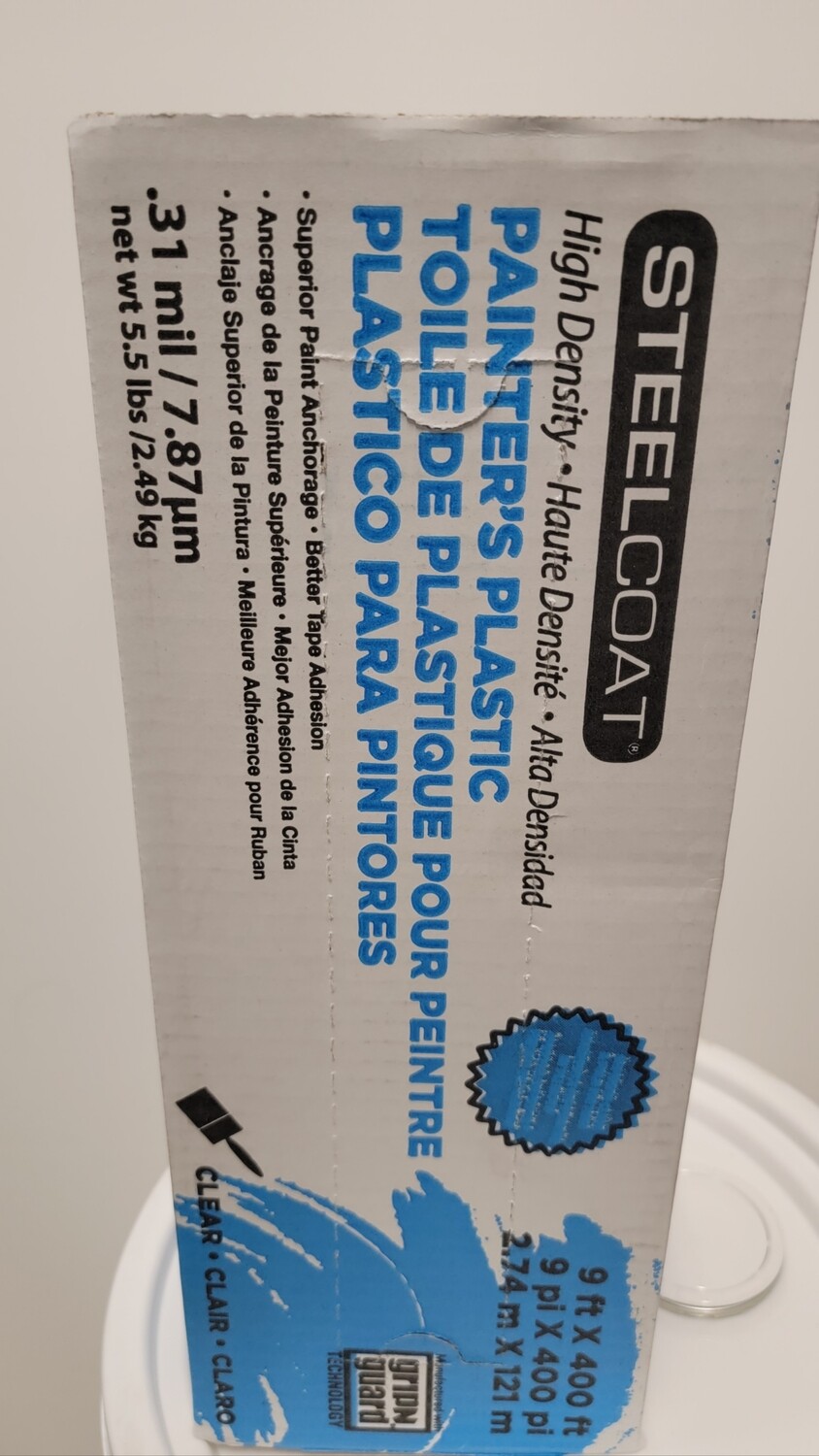 9' x 400' .31 Poly Plastic