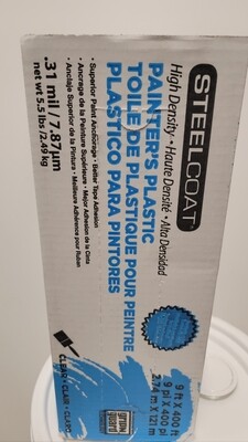 9' x 400' .31 Poly Plastic