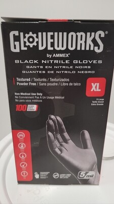 Black Nirtrile Glove XL