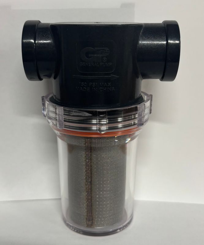 3/4" Clear Drop bowl filter, Complete 50 Mesh
