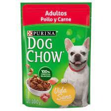 Dog Chow Pouch Adulto Pollo &amp; Carne 100g (3.5oz)