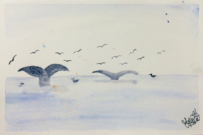 Whale Tale Painting