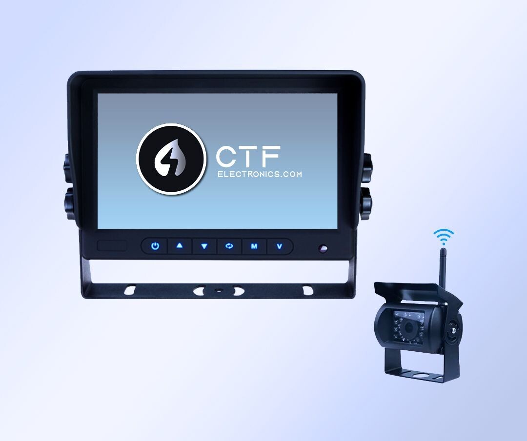 Funk-Rückfahrsystem Kamera und Monitor