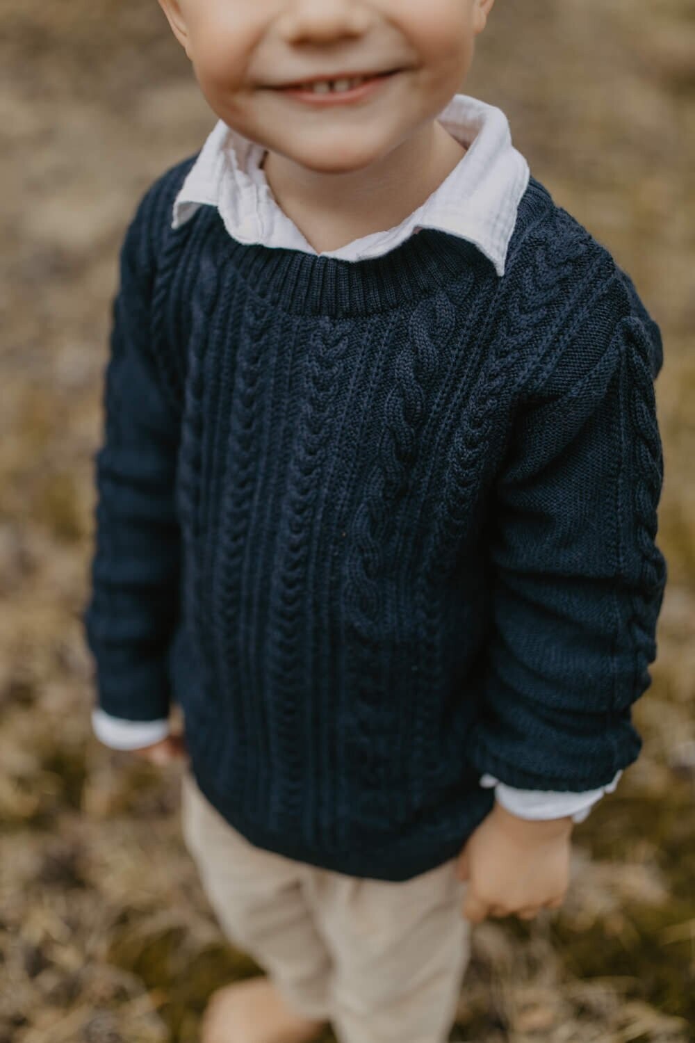 Strickpullover aus Merinowolle