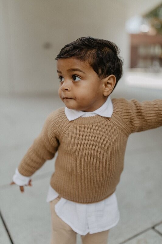 Strickpullover Chunky Raglanärmel