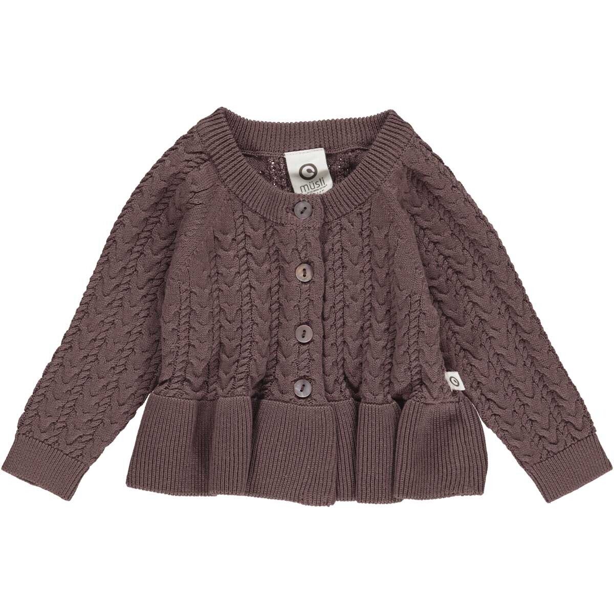 Strickjacke knit frill baby