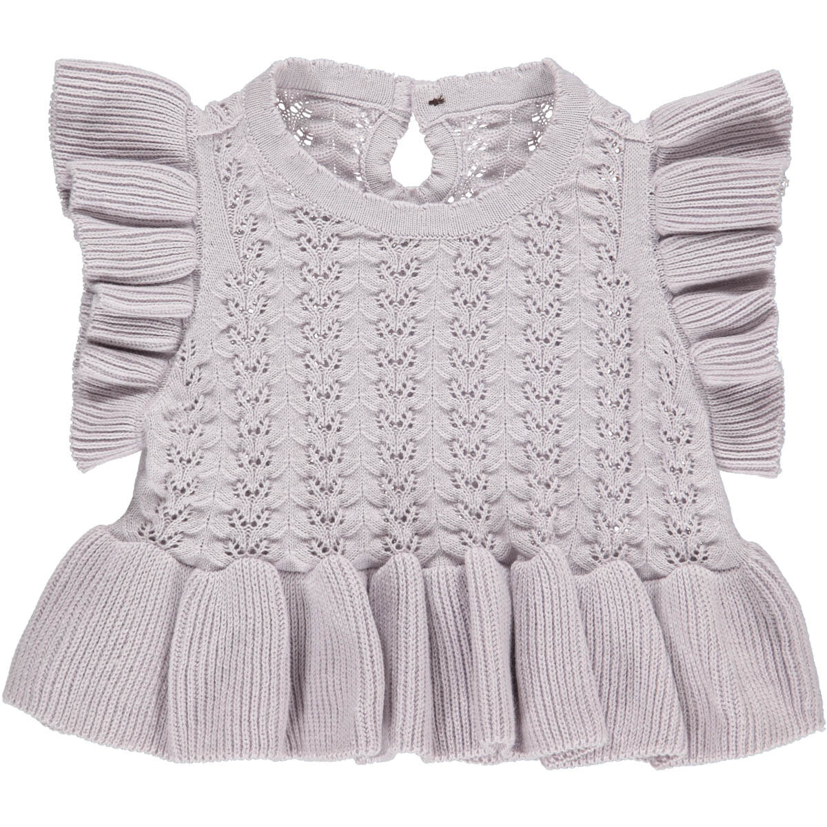 Knit needle out vest Baby