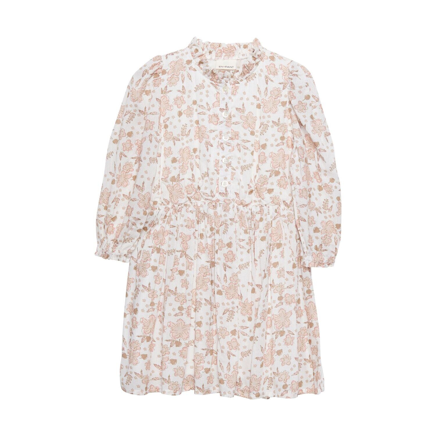 Kleid Dress Flower Woven