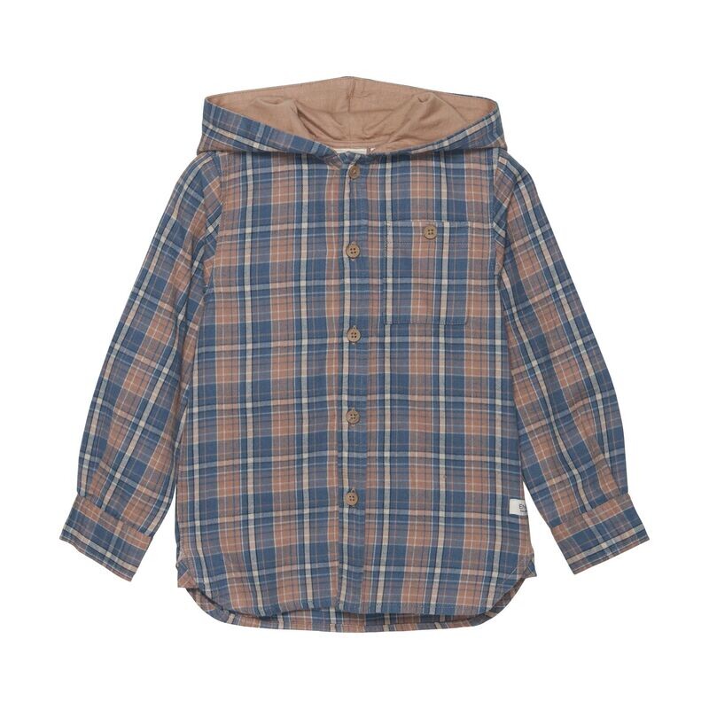 Shirt LS w. Hood Check