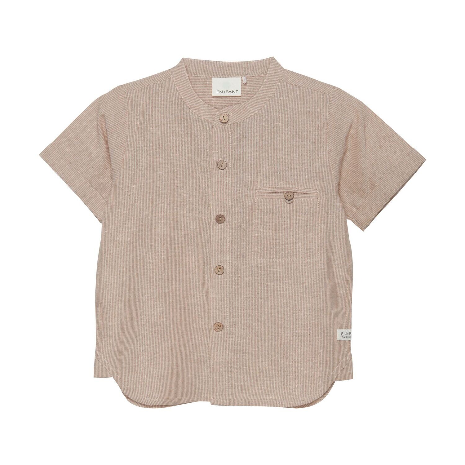 Shirt SS Woven Stripe