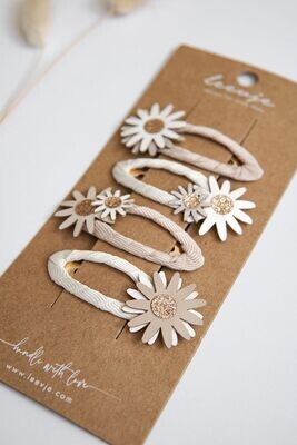 Haarspangen Daisies Clips, Motiv: Daisies Clips