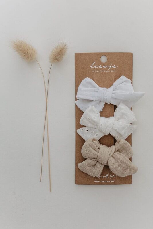Haarspangen Large Bows Mixed Trio Haarspangen Large Bows Mixed Trio