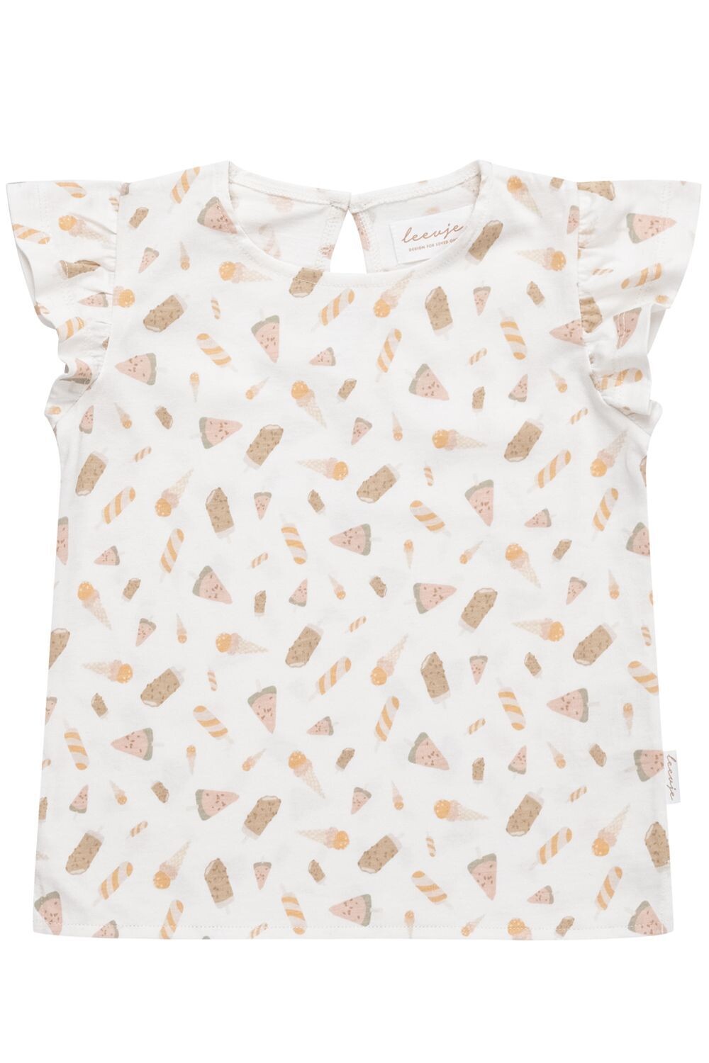 T-Shirt mit Rüschenärmeln