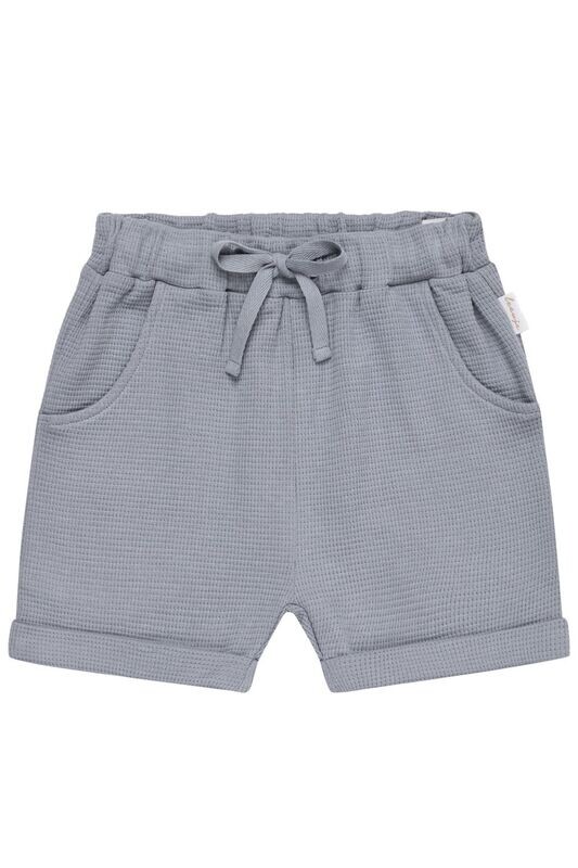 Shorts aus Waffle Piqué
