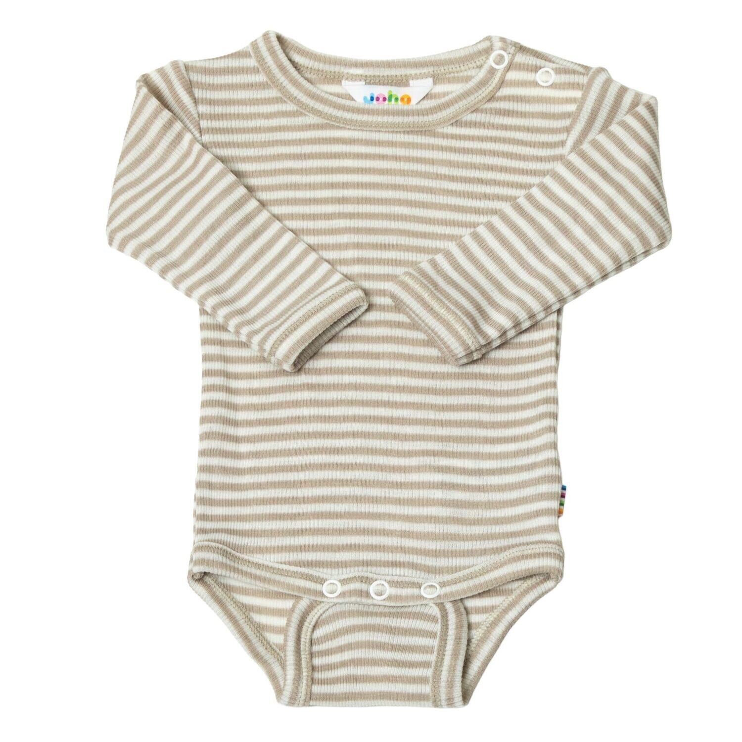 Body w/ long sleeves - Wolle/Seide beige/h
