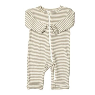 Jumpsuit - beige/h Wolle/Seide