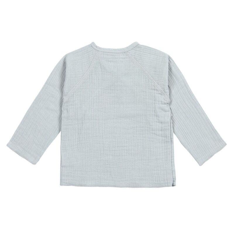 Lässig Muslin Kimono GOTS powder blue