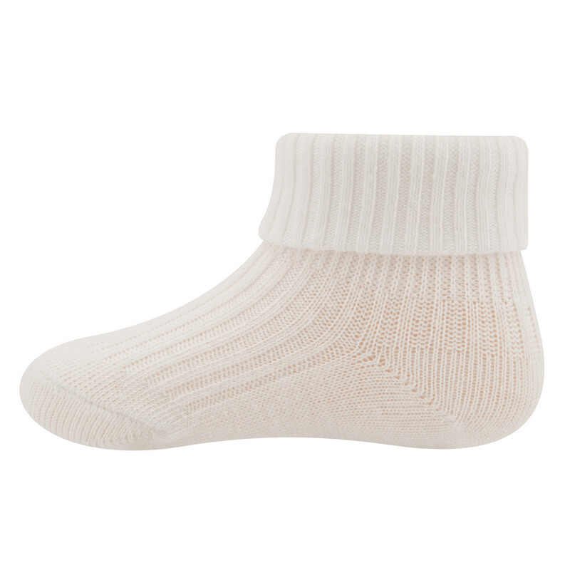 Socken Rippe m. Umschlag