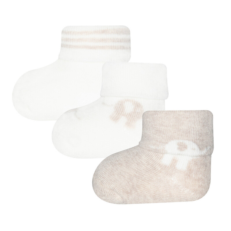 Babysocken 3er Pack GOTS Elefant Babysocken 3er Pack GOTS Elefant