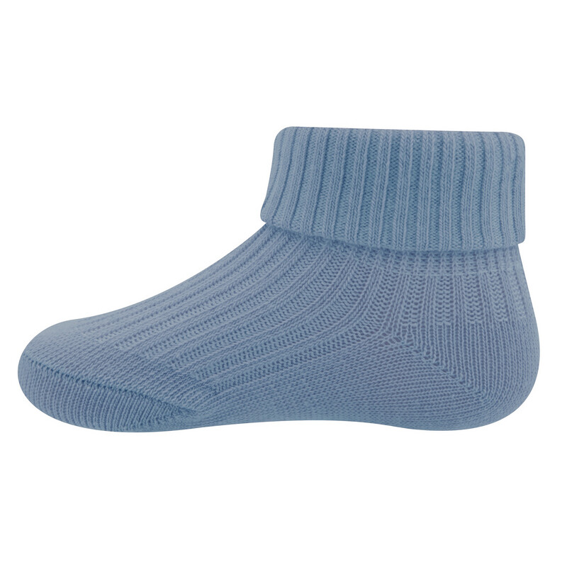 Socken Rippe m. Umschlag