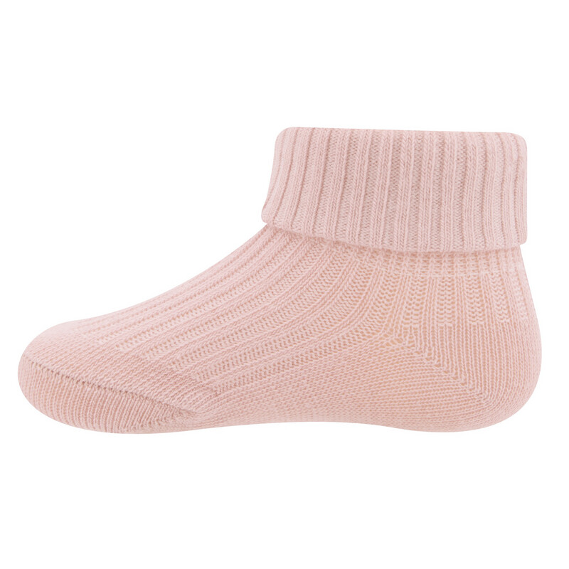 Socken Rippe m. Umschlag