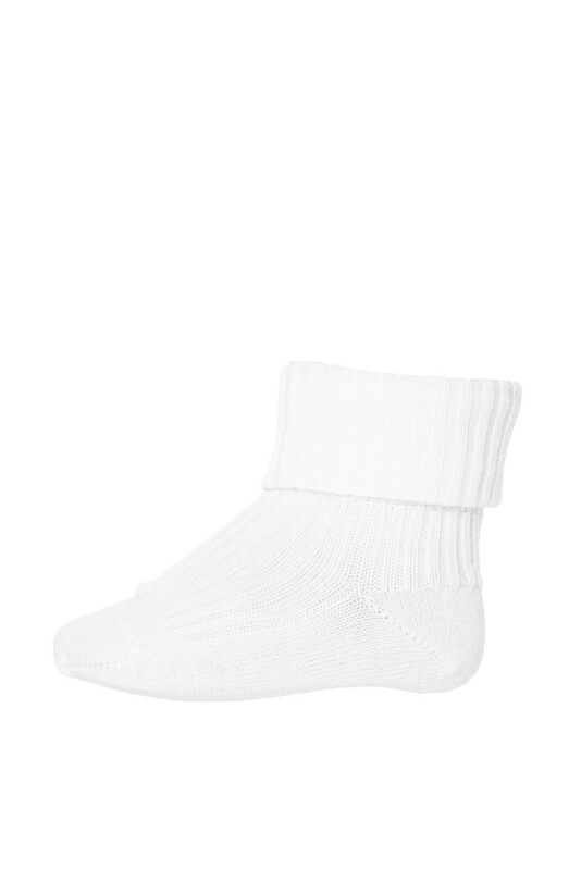 Socken Baby rib cotton - white Socken Baby rib cotton - white