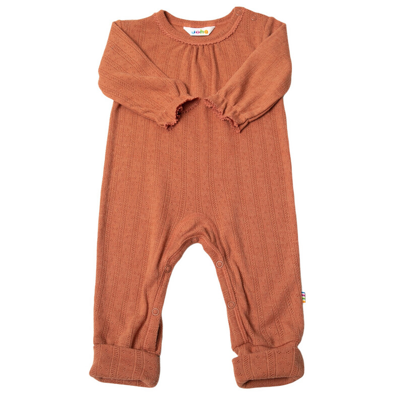 Jumpsuit Wolle/Seide - orange