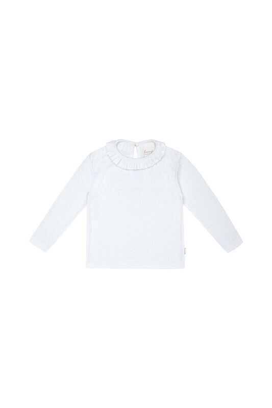 Pointelle Longsleeve - white