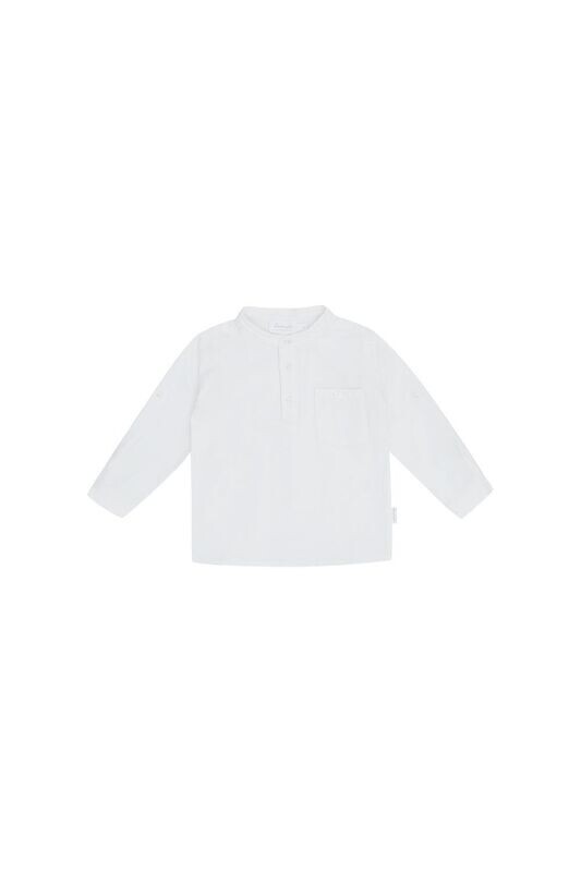 Flanellshirt mit Knöpfen - white Flanellshirt mit Knöpfen - white