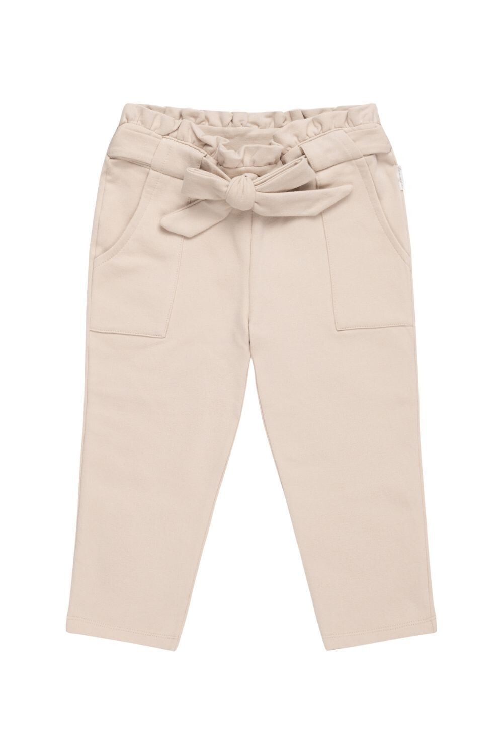 Sweatpants mit Gürtel für Mädchen - powder gray