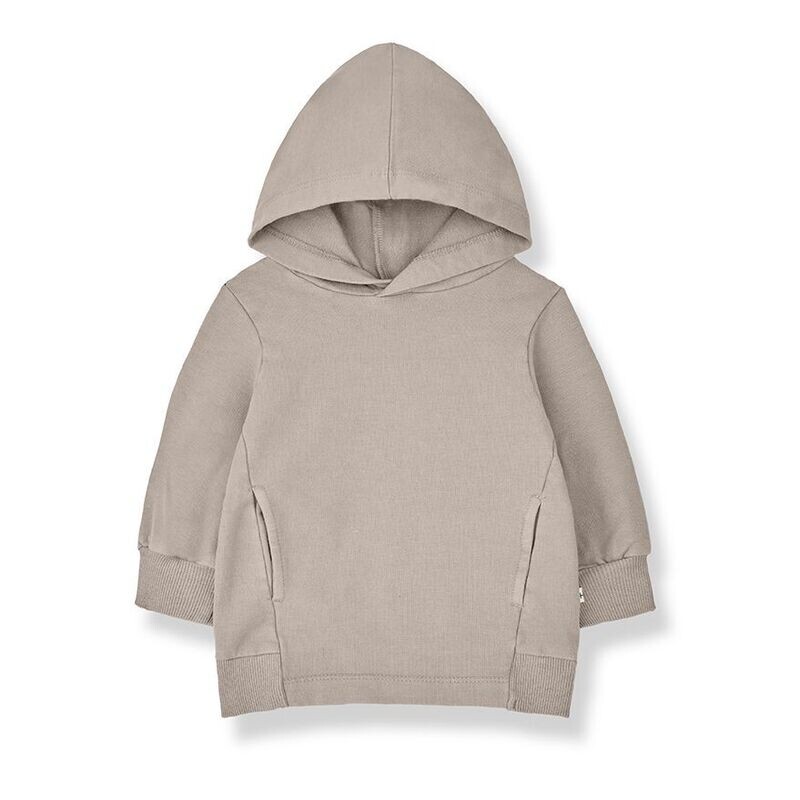 Hoodie Kleid BARBARA - taupe