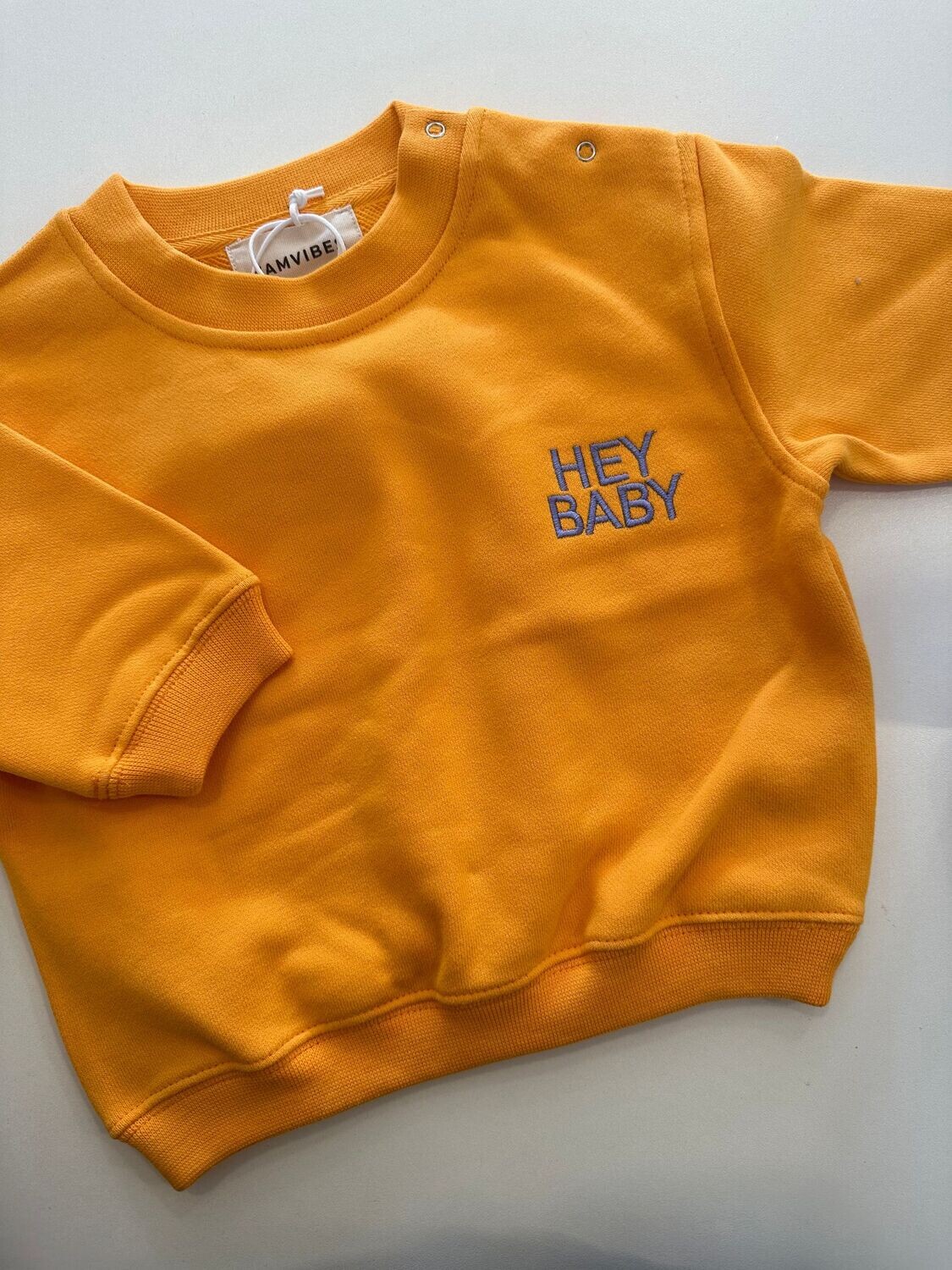 Hey Baby Sweatshirt orange