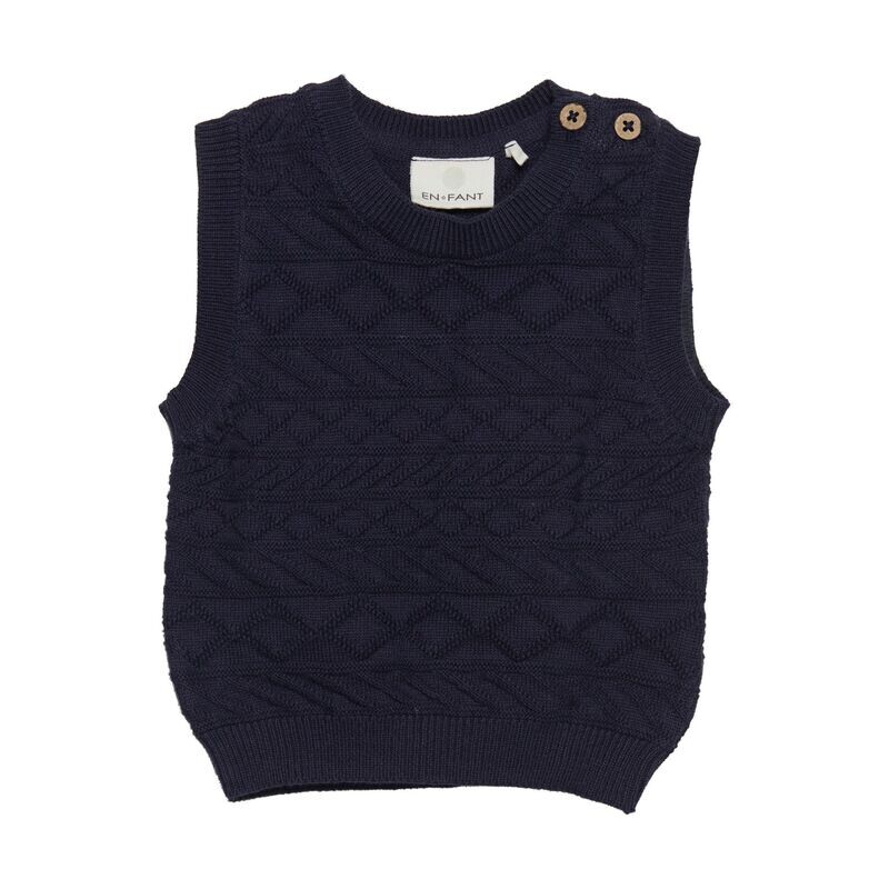 Pullunder Slipover Knit - Parisian Night Pullunder Slipover Knit - Parisian Night
