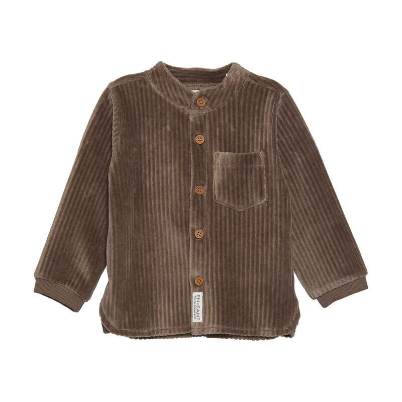 Shirt LS Velour Corduroy - Chocolate Chip Shirt LS Velour Corduroy - Chocolate Chip