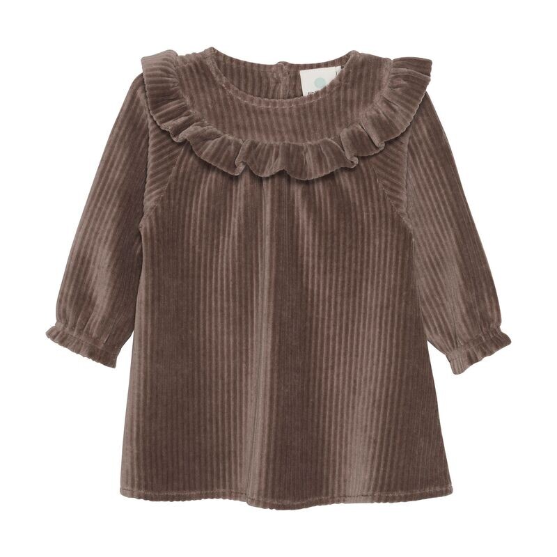 Kleid Dress Velour Corduroy - Chocolate Chip Kleid Dress Velour Corduroy - Chocolate Chip