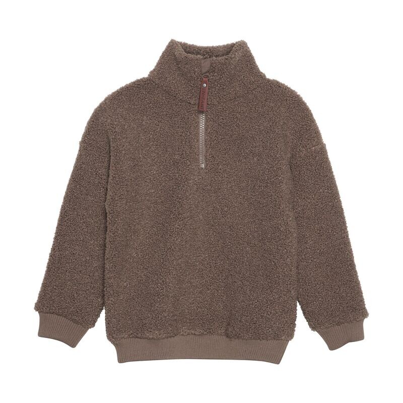 Pullover Zip Teddy - Chocolate Chip Pullover Zip Teddy - Chocolate Chip