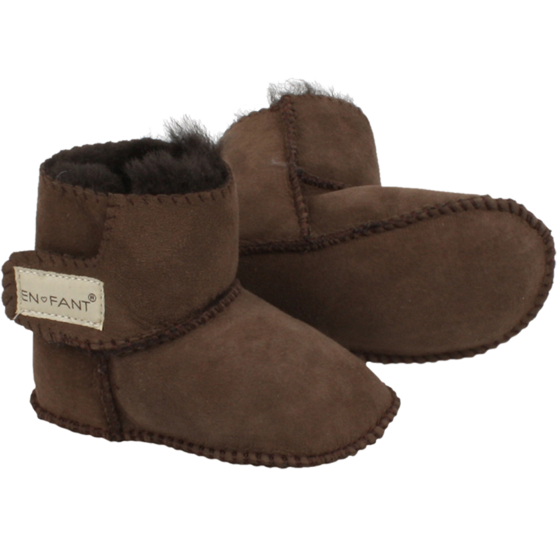 Sheepskin Bootee - 03 Brown Sheepskin Bootee - 03 Brown