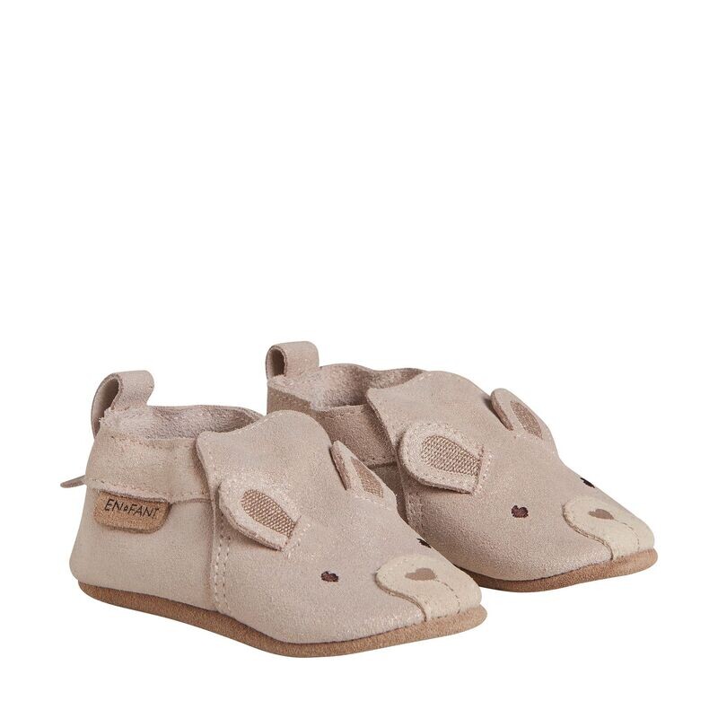 Slippers Suede Animal - Rose Dust Slippers Suede Animal - Rose Dust