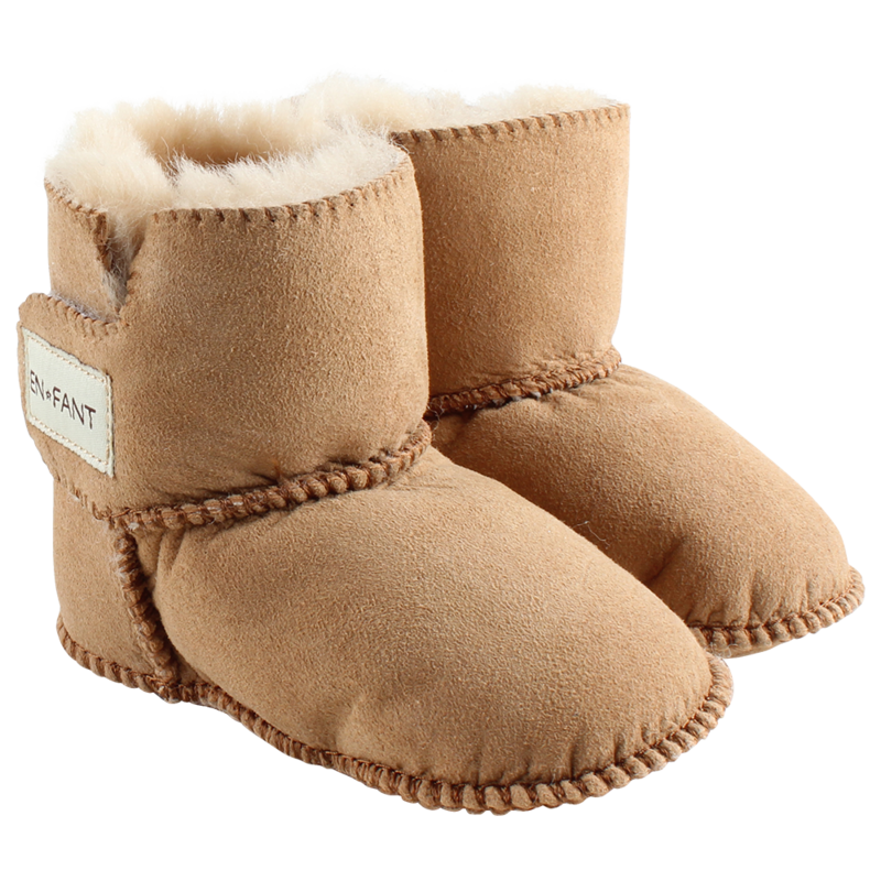 Sheepskin Bootee - Camel