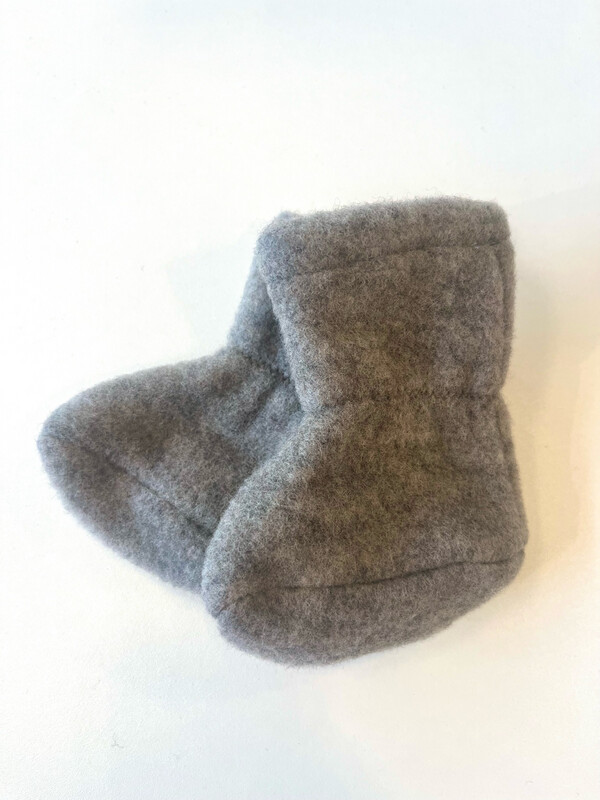 Baby Stiefel Fleece beige-grau Baby Stiefel Fleece beige-grau