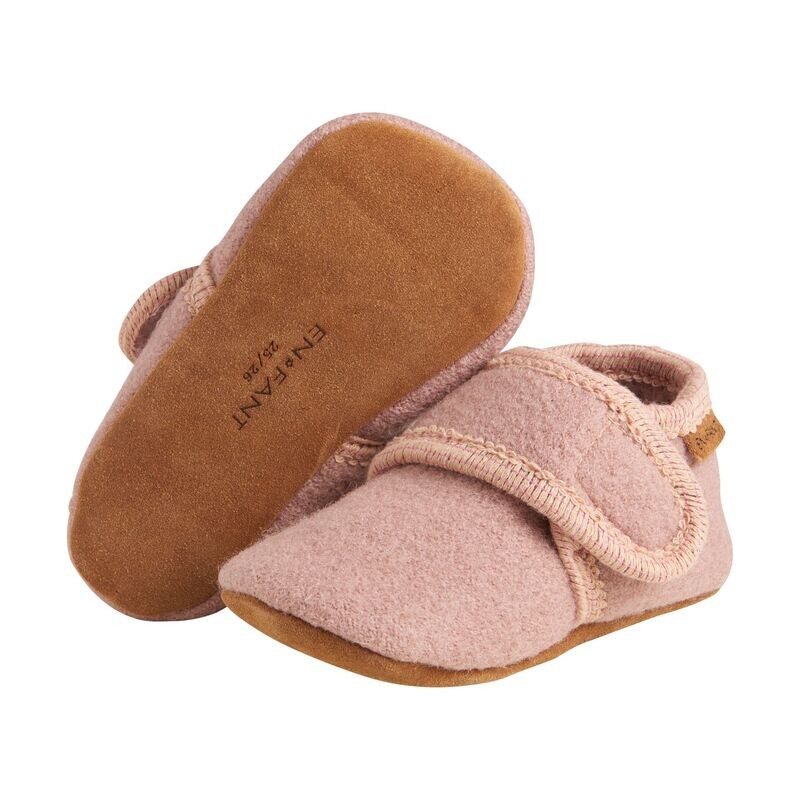 Baby Wool slippers - bark Baby Wool slippers - bark
