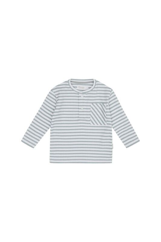 Longsleeve mit Brusttasche mint stripes Longsleeve mit Brusttasche mint stripes