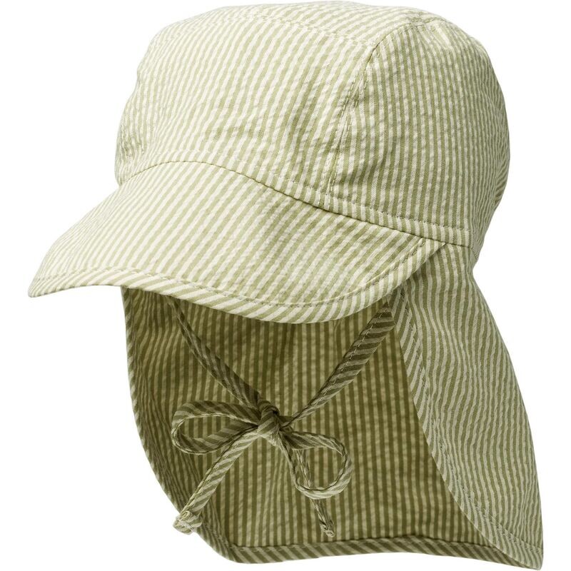 Sunhat Albert - green stripe