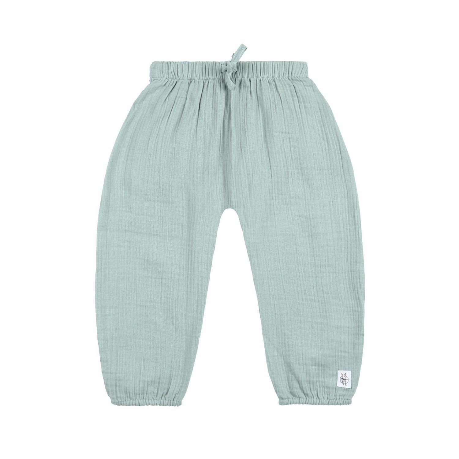 Lässig Muslin Pants GOTS silbergrau