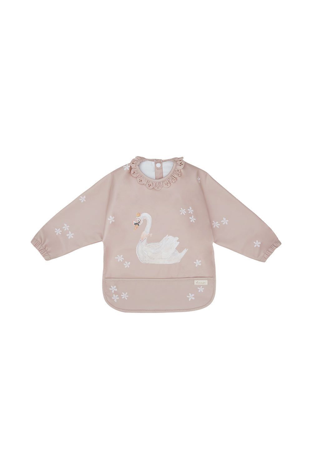 Langarm-Lätzchen "Swan"
