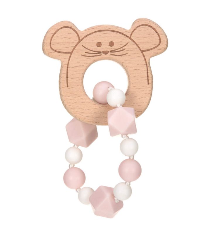Lässig Greifling mit Beißhilfe - Teether Bracelet, Little Chums Mouse Lässig Greifling mit Beißhilfe - Teether Bracelet, Little Chums Mouse